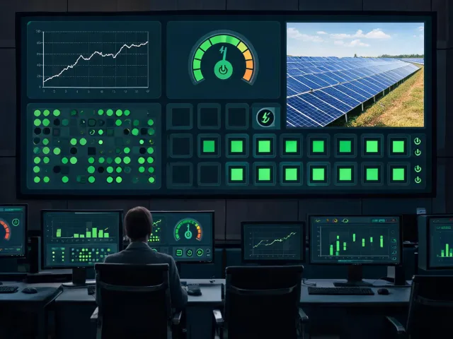 Solar monitoring dashboard and field equipment